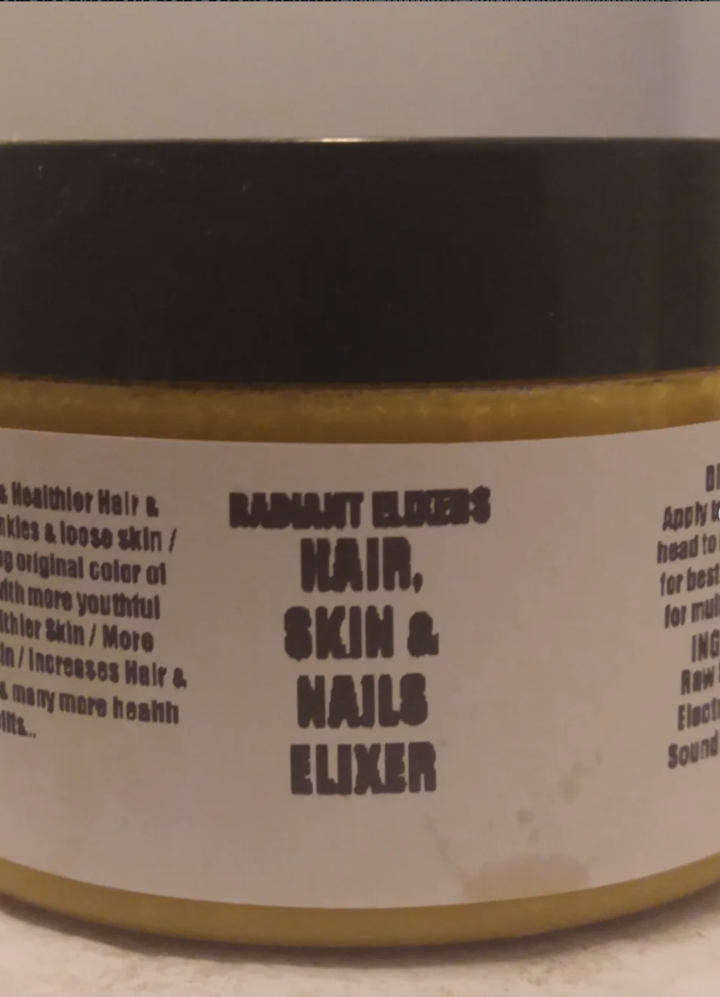 Hair Skin Nails Elixer shea butter